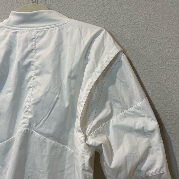 Oklahoma State Cowboys White Jacket Mens M Nike Storm Fit 1/4 Zipper - Picture 3 of 13